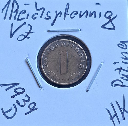 Reichspfennig 1939 mit - 1,