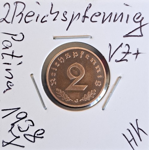 Reichspfennig 1938 mit - 2, hk
