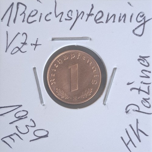 Reichspfennig 1939 mit hk - 1,