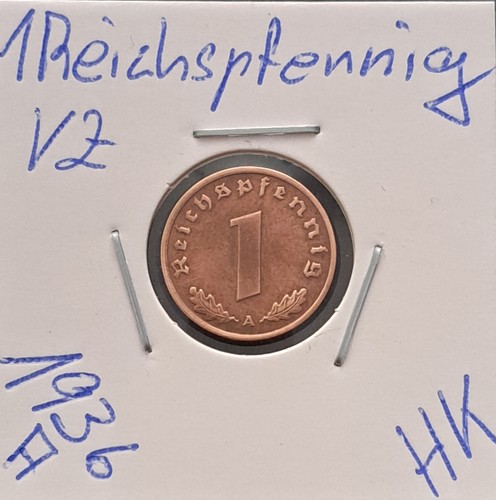 Reichspfennig 1936 mit - 1, hk