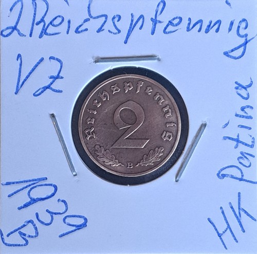 Reichspfennig 1939 mit hk - b,