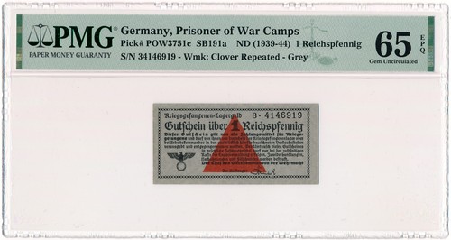 Pow kriegsgefangenen lagergeld - pow, kriegsgefangenen-lagergeld