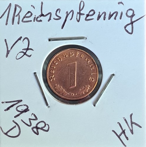 Reichspfennig 1938 - 1,