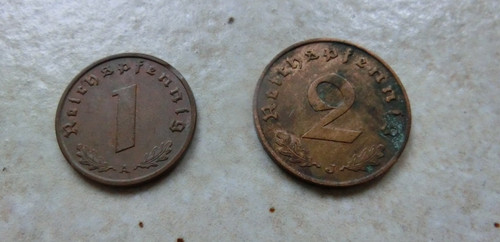 Je1x reichspfennig a 2 - 1, a+2