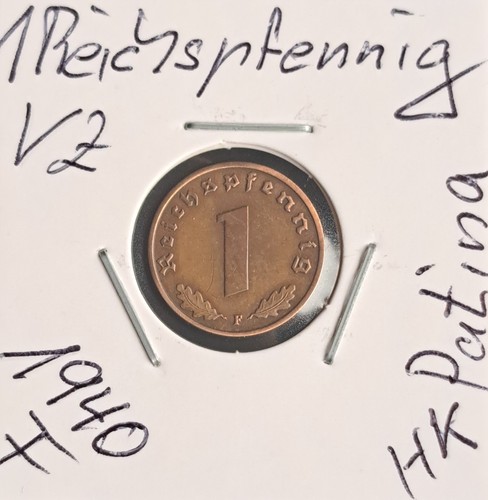 Reichspfennig 1940 mit hk - f,