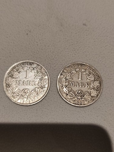 Reichsmark von 1881 und - 2×1,
