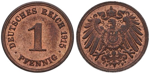 Deutschland 1 pfennig - 1,