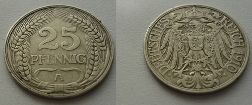 25pfennig 1910a - ,