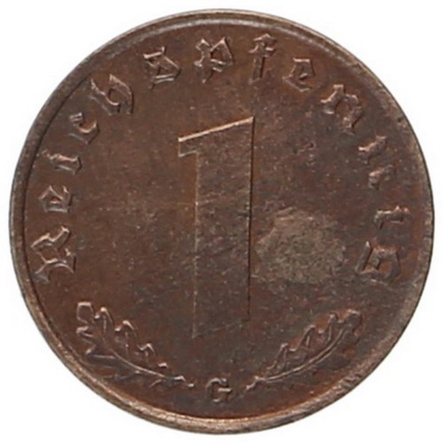 Drittes reich reichspfennig - drittes, 1