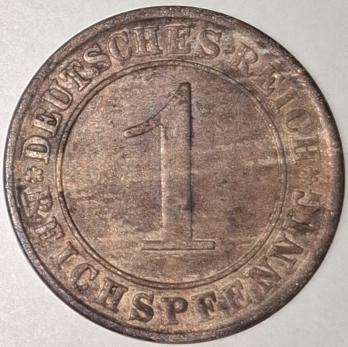 Münze reichspfennig 1931 - 1,