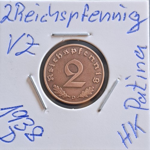 Reichspfennig 1938 mit hk - 2,