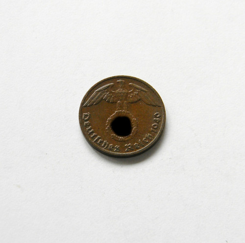 Drittes reich reichspfennig - reich:, 1