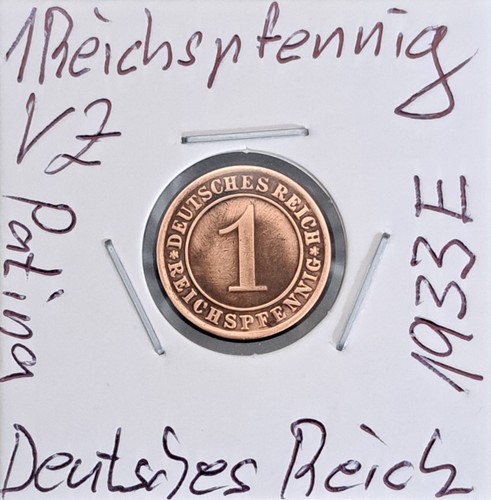 Reichspfennig 1933 - , e