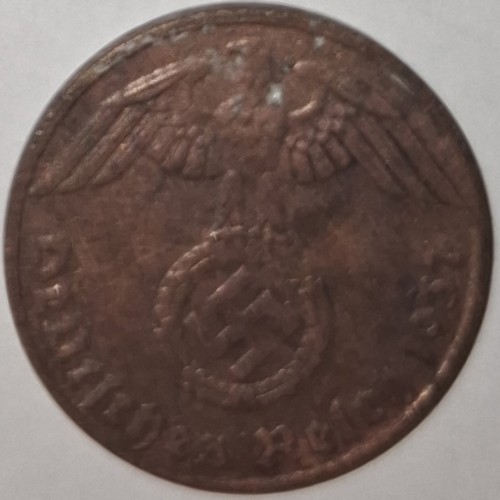Münze reichspfennig 1937 - münze,