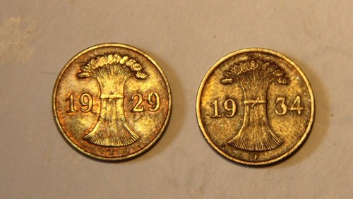 Münzen 1 reichspfennig - ,,