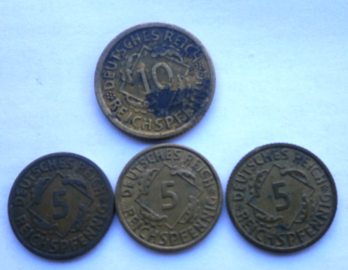 Und 1x 10 - und, reichspfennig