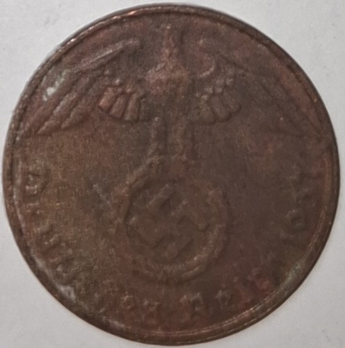 Münze reichspfennig 1937 - münze,