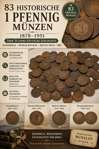 Historische pfennig - 1,