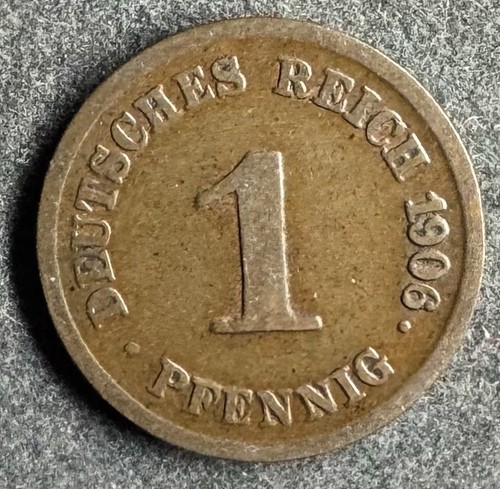 Pfennig 1906 deutches - pfennig,