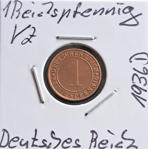 Reichspfennig 1936 - , d